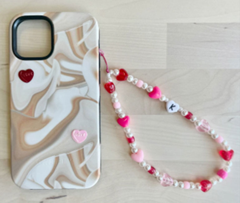 Beaded Phone Charm