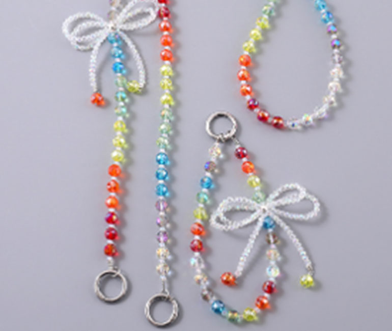 Phone Charm Crystal Lanyard